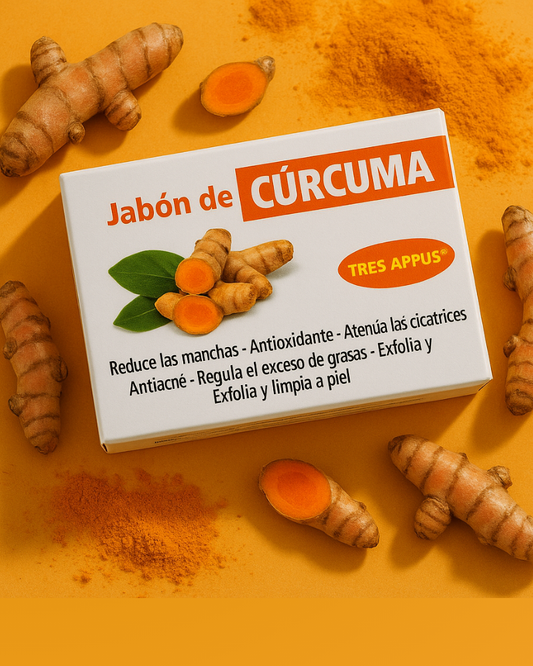 JABÓN CÚRCUMA TRES APPUS